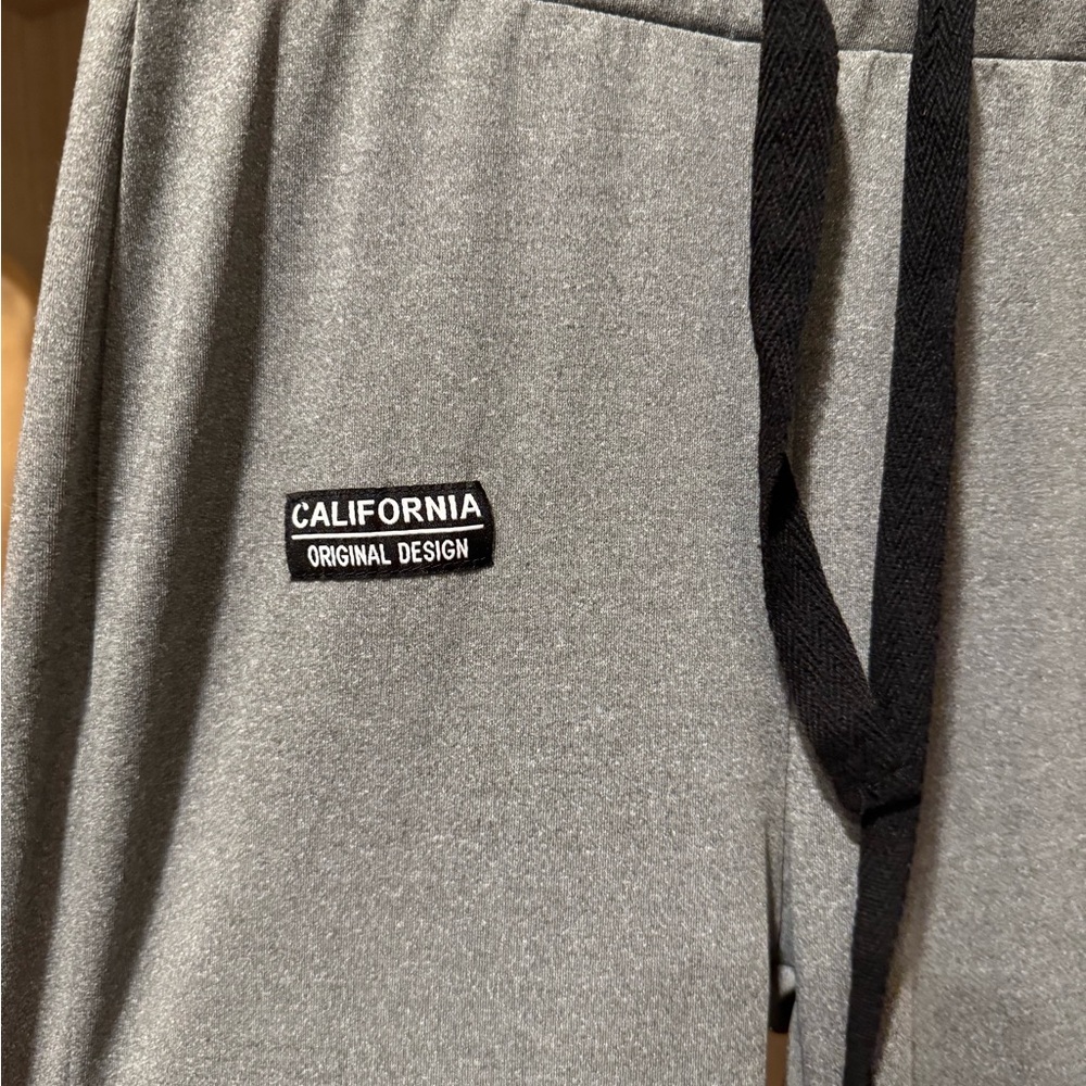 SHEIN Gray Joggers with Black Drawstring - Picture 3 of 4